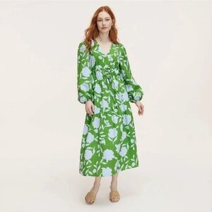 NWT Classic Rose Linen Long Sleeve Maxi Dress - kate spade new york x Target